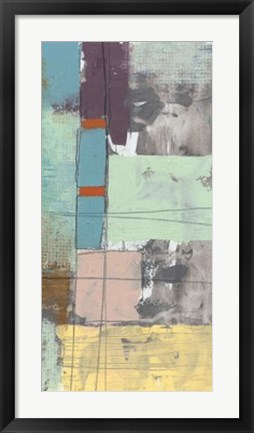 Framed Pastel City IV Print