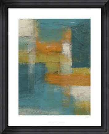 Framed Blues Before Dawn I Print