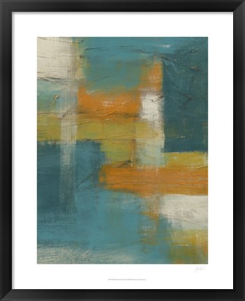 Framed Blues Before Dawn I Print