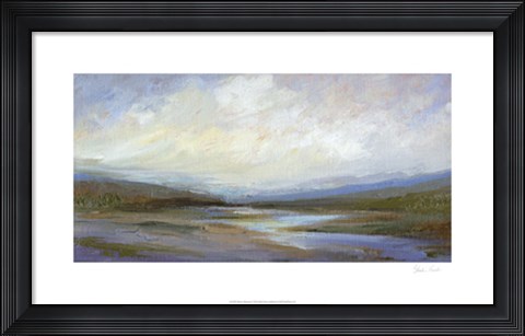 Framed Distant Mountains Print