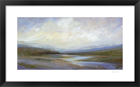 Framed Distant Mountains Print