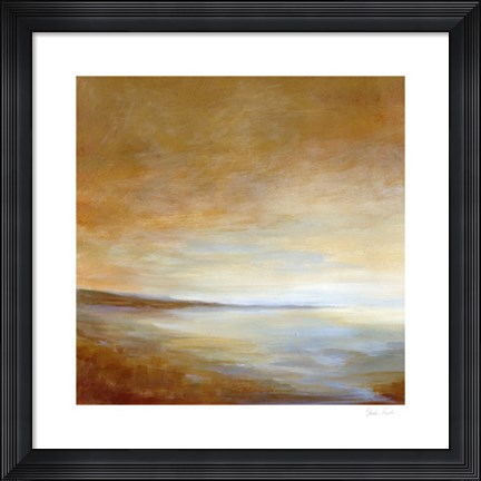 Framed Amber Light II Print