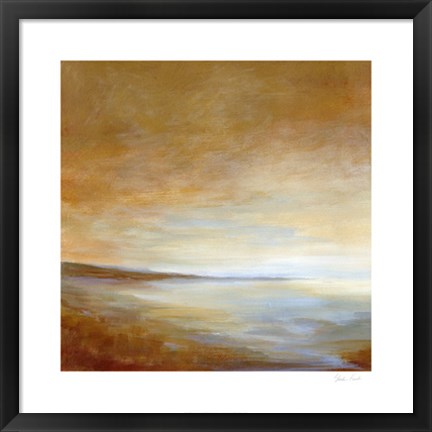 Framed Amber Light II Print