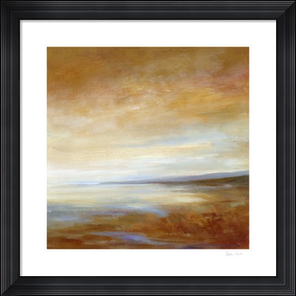 Framed Amber Light III Print