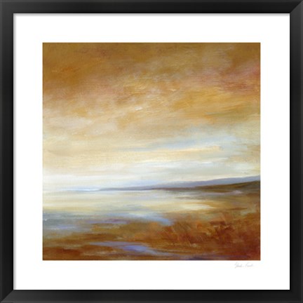 Framed Amber Light III Print