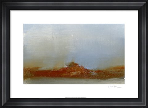 Framed Red Horizon IV Print