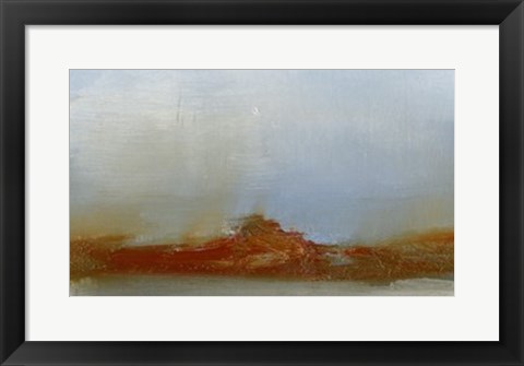 Framed Red Horizon IV Print