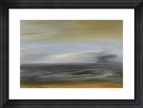 Framed Solitude Sea I Print