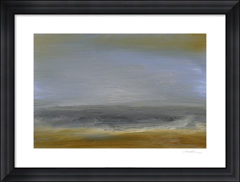 Framed Solitude Sea II Print