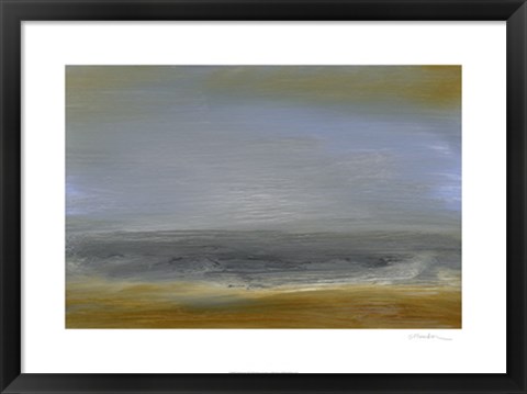 Framed Solitude Sea II Print