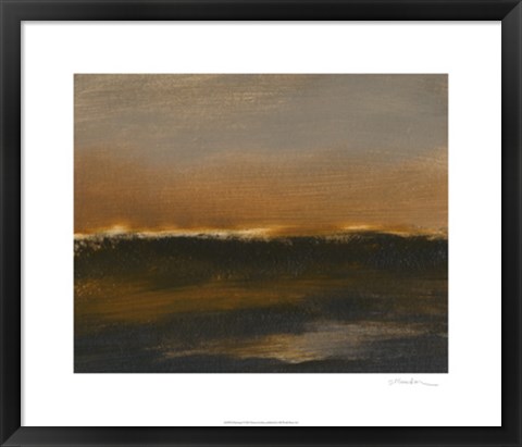 Framed Dawning I Print