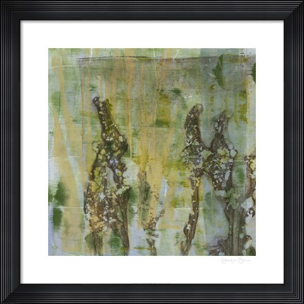 Framed Flower Field I Print