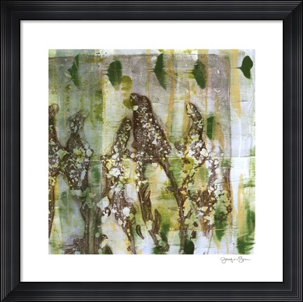 Framed Flower Field II Print