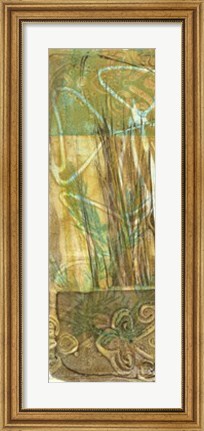 Framed Wheat Grass I Print
