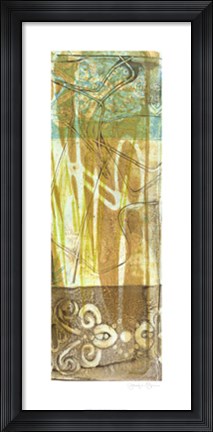 Framed Wheat Grass II Print