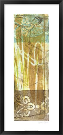 Framed Wheat Grass II Print