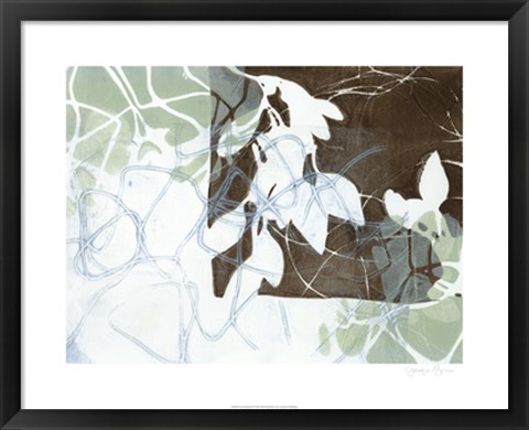 Framed Leaf Inclusion IV Print