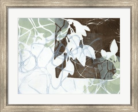 Framed Leaf Inclusion IV Print