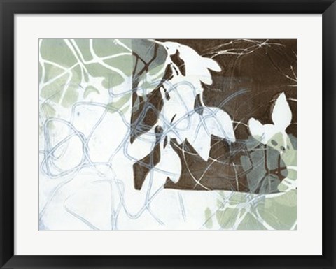 Framed Leaf Inclusion IV Print