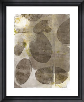 Framed River Rock II Print