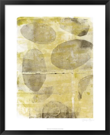 Framed River Rock IV Print