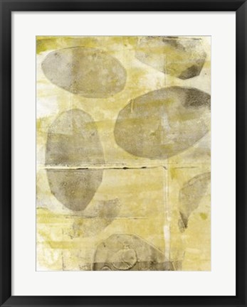 Framed River Rock IV Print