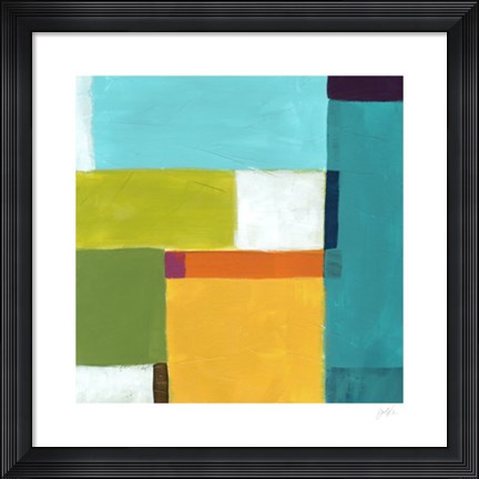 Framed City Square I Print