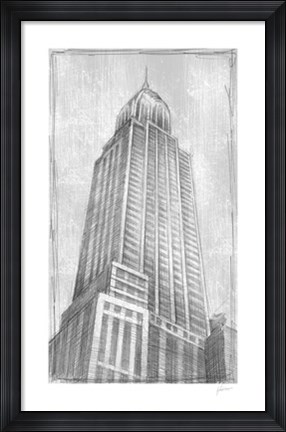 Framed Race to the Sky I Print