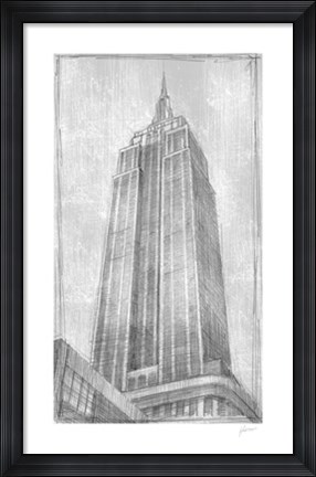 Framed Race to the Sky II Print