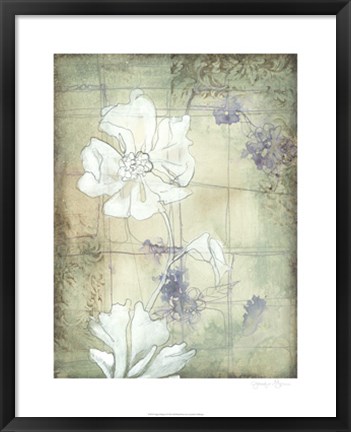 Framed Poppy Whisper II Print