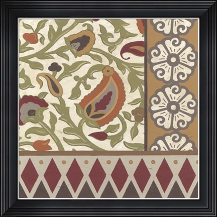 Framed Non-Embellished Turkish Garden IV Print