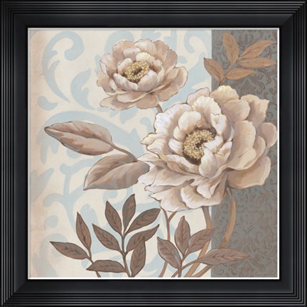 Framed Parisian Peony I Print