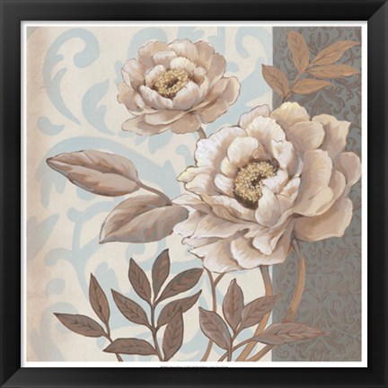 Framed Parisian Peony I Print