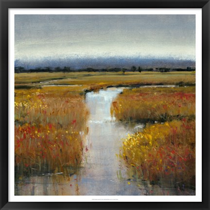 Framed Marsh Land II Print