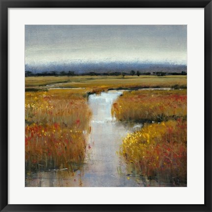Framed Marsh Land II Print