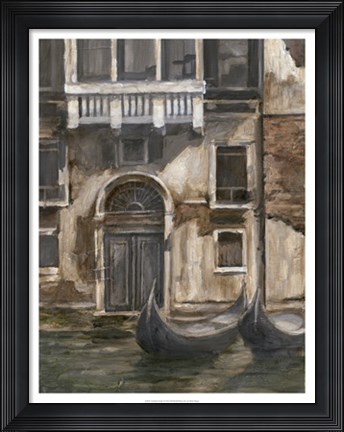 Framed Venetian Facade I Print