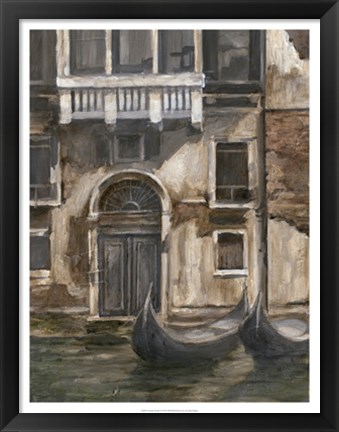 Framed Venetian Facade I Print