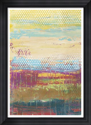 Framed Pixel Plane I Print