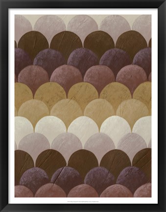 Framed Plum Orchard II Print