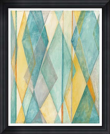 Framed Diamond Illusion II Print