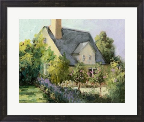 Framed Cotswold Cottage I Print