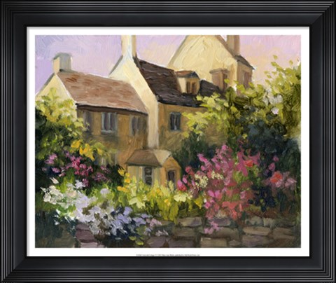Framed Cotswold Cottage V Print