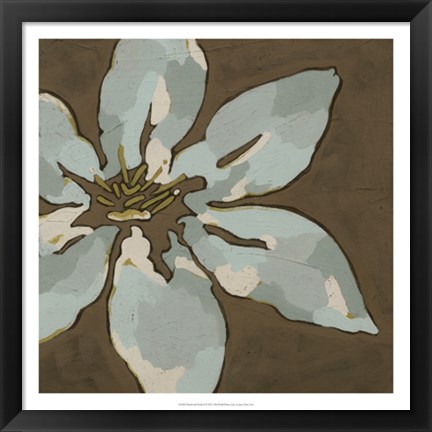 Framed Patchwork Petals II Print