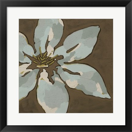 Framed Patchwork Petals II Print