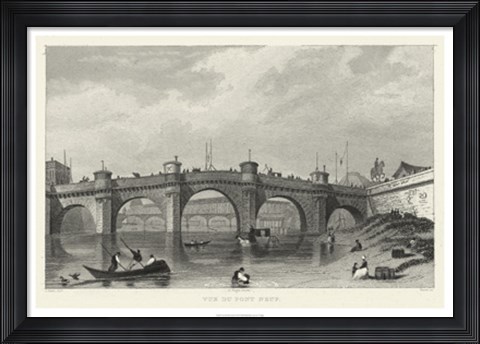 Framed Vue Du Pont Neuf Print