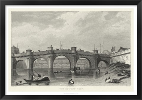 Framed Vue Du Pont Neuf Print