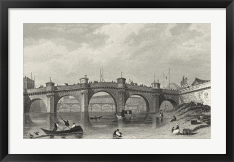 Framed Vue Du Pont Neuf Print