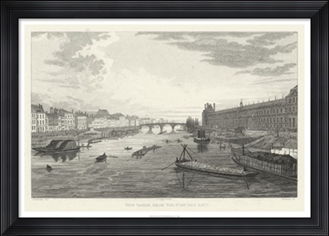 Framed Pont Des Arts Print