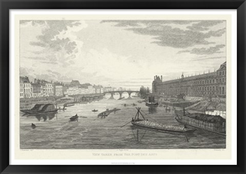 Framed Pont Des Arts Print