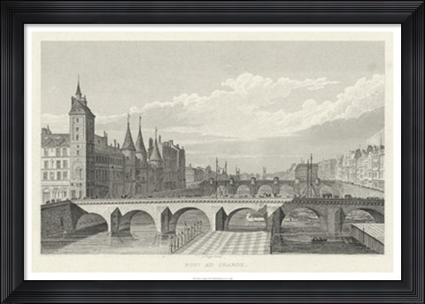 Framed Pont Au Change Print